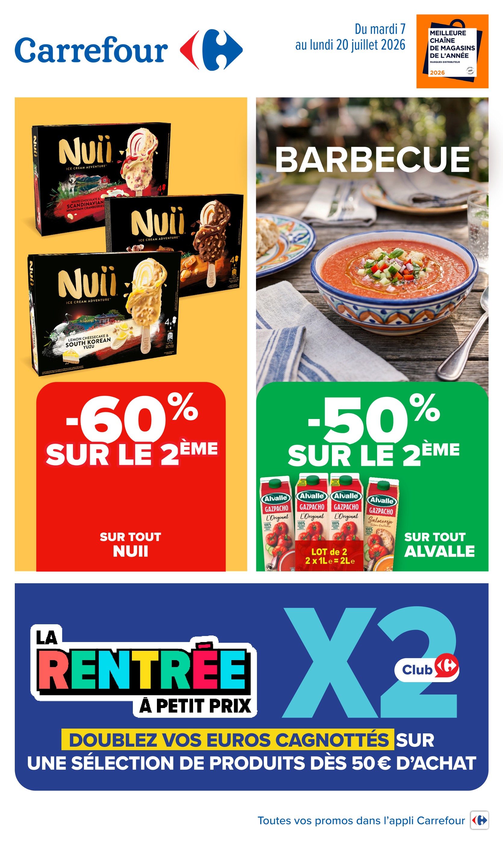 Prospectus Carrefour à Liévin, "Carrefour", 92 pages, 07/07/2026 - 20/07/2026
